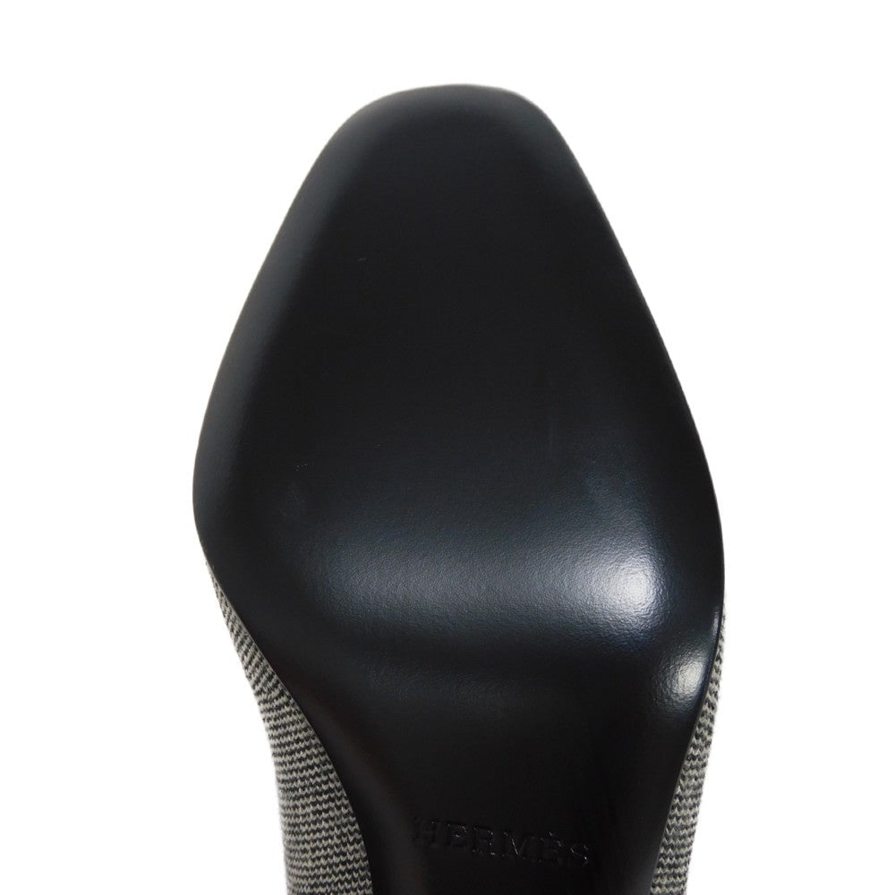 HERMES boots Technical fabric Notchyola Click Se Nue Vol Vert 60 Women 38 1/2  d