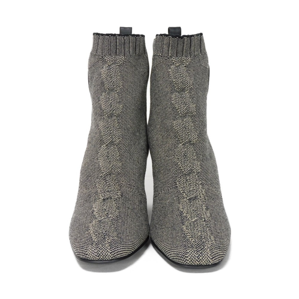HERMES boots Technical fabric Notchyola Click Se Nue Vol Vert 60 Women 38 1/2  d