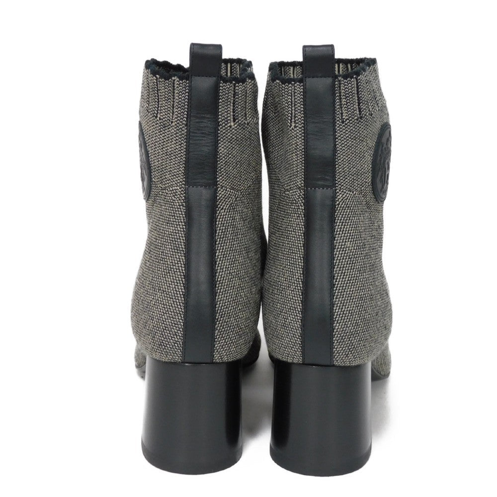HERMES boots Technical fabric Notchyola Click Se Nue Vol Vert 60 Women 38 1/2  d