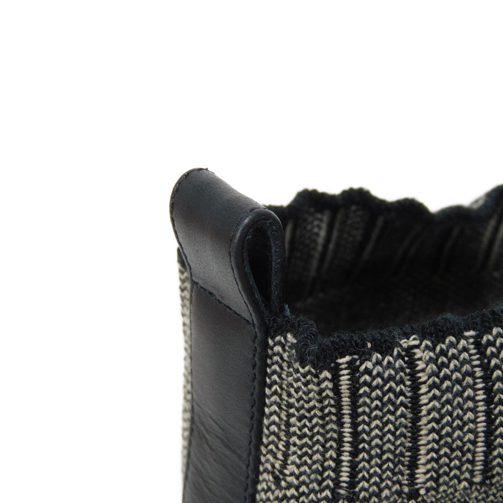 HERMES boots Technical fabric Notchyola Click Se Nue Vol Vert 60 Women 38 1/2  d