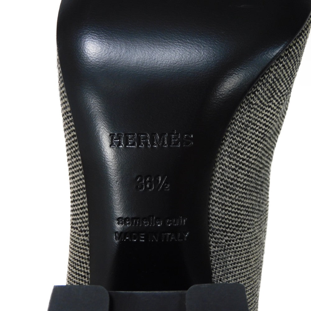 HERMES boots Technical fabric Notchyola Click Se Nue Vol Vert 60 Women 38 1/2  d