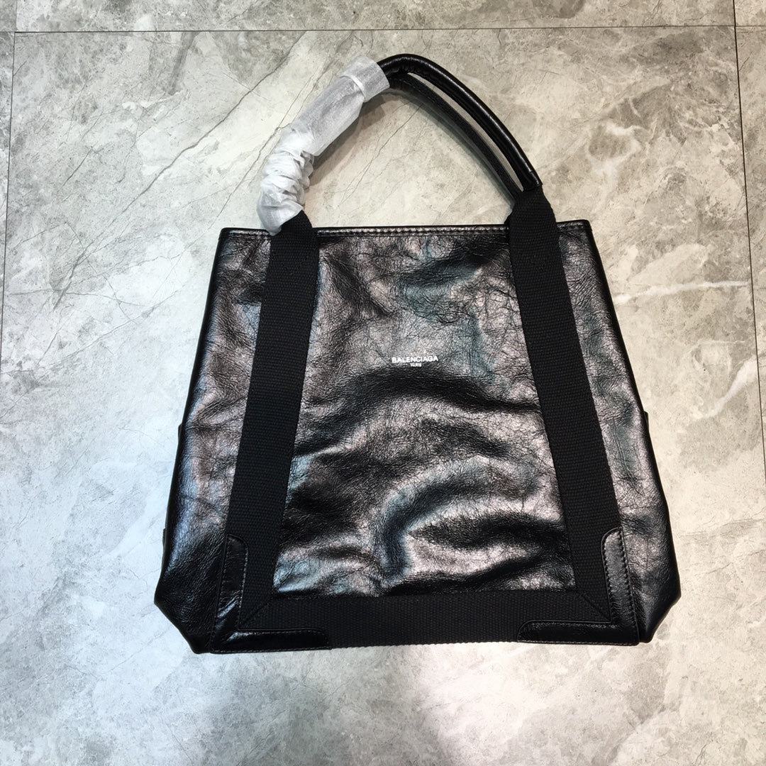Top Quality Navy MeTop Qualityum Cabas Tote Bag In Black, For Women,  Bags 14.1in/36cm