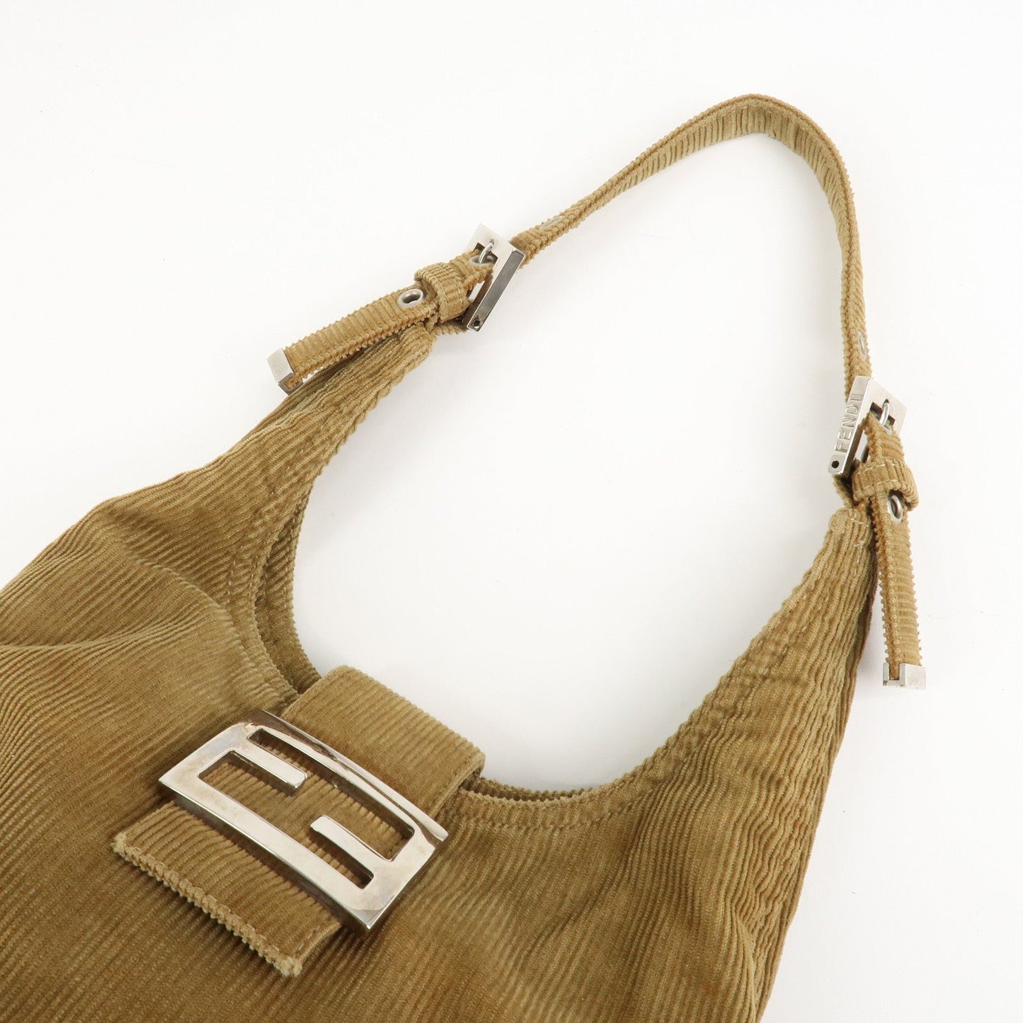 FENDI Corduroy Shoulder Bag 20686  d