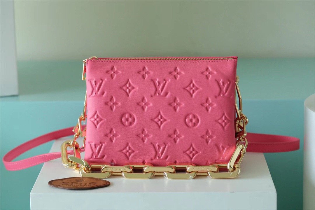 Top Quality Coussin BB Monogram Light Pink For Women, Womens Bags, Shoulder And Crossbody Bags 8.3in/21cm Top Quality