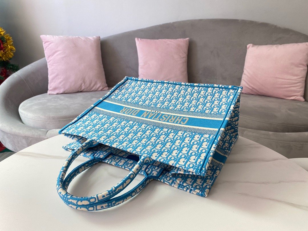 Top Quality Large Book Tote Blue, For Women, Womens Handbags 16.5in/42cm CD
