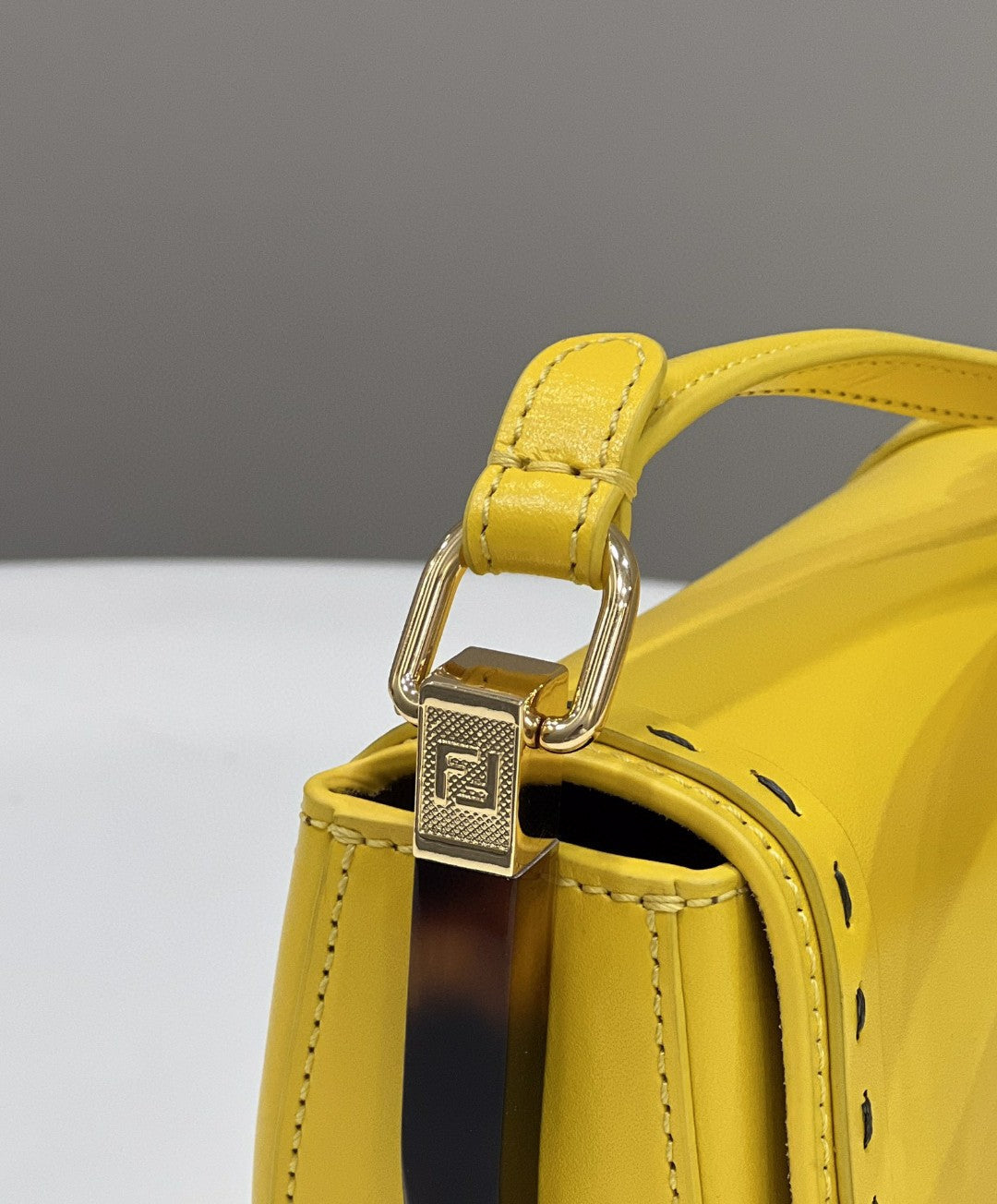 Top QualityTop Quality Moonlight Saddle Yellow Bag For Woman 19cm/7.5in