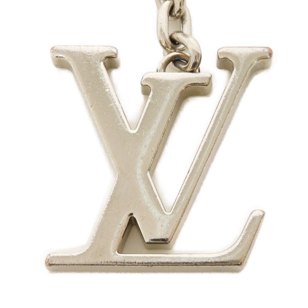 LOUIS VUITTON key ring M65071 metal Silver logo Porto Initials LV