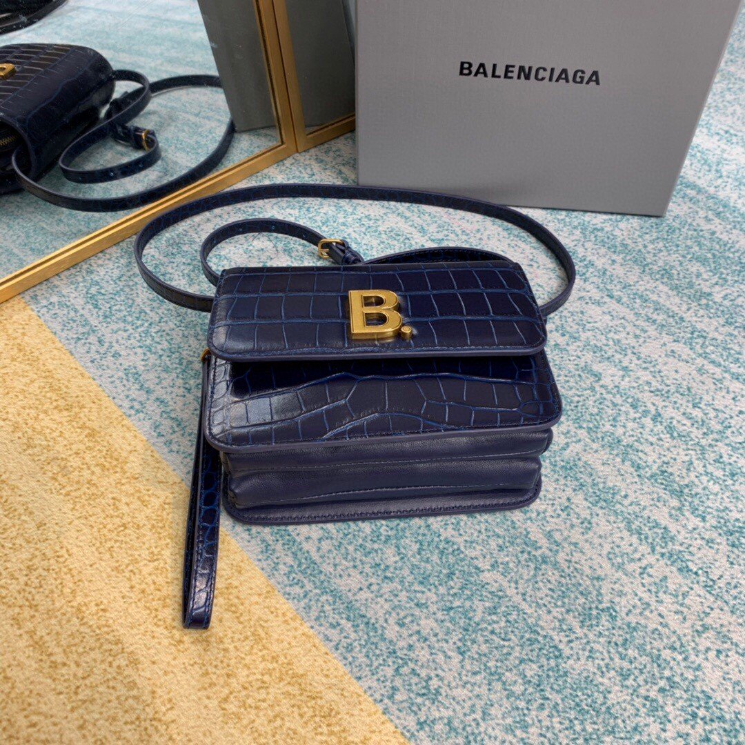 Top Quality Bolso Bandolera B In Dark Blue , For Women,  Bags 7in/18cm