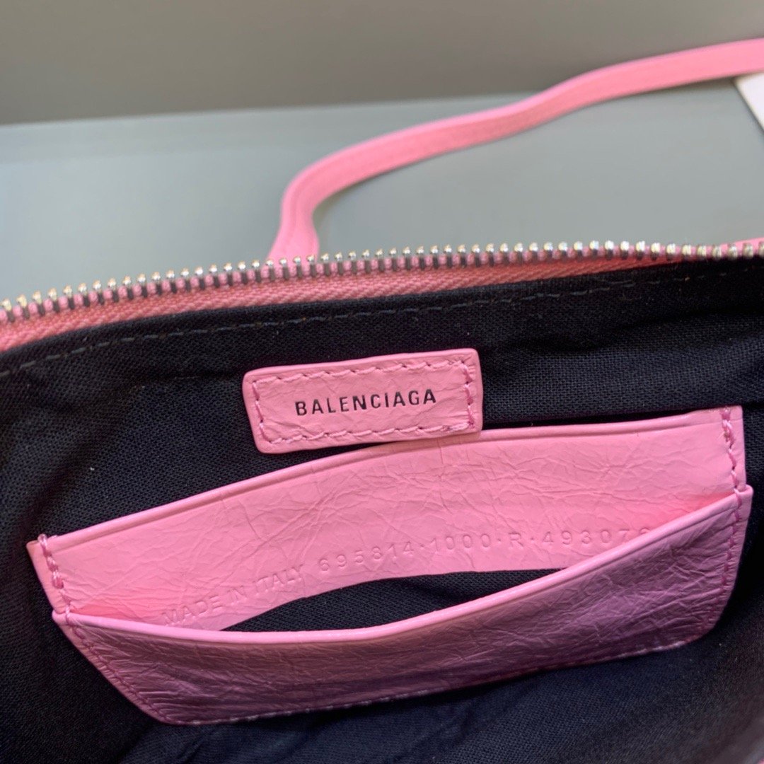 Top Quality Le Cagole Mini Bag With Chain Light Pink, For Women,  Bags 8.2in/21cm