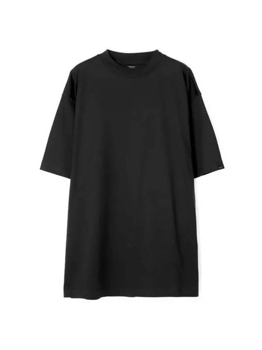 Luxury Balenciaga Trending 2025 Cotton Crew Neck Short Sleeve T-Shirt Black