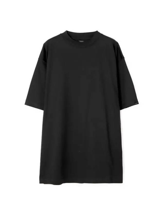 Luxury Balenciaga Trending 2025 Cotton Crew Neck Short Sleeve T-Shirt Black