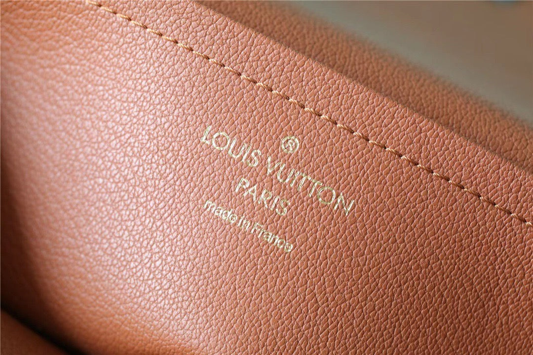 Top Quality Marceau Monogram Canvas Caramel Brown For Women,  Shoulder and Crossbody Bags 9.6in/24.5cm Top Quality M46127
