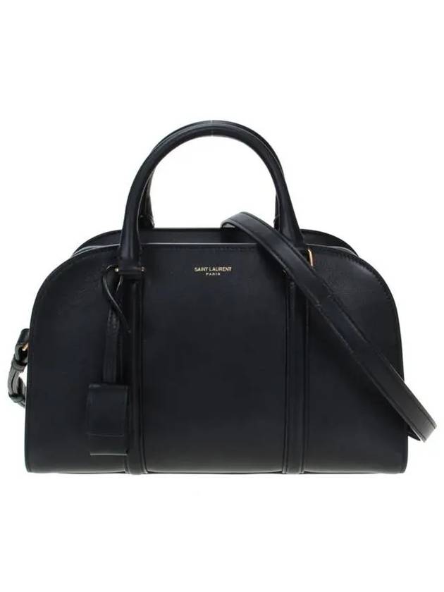 Luxury Saint Laurent Trending 2025 Rock Baby Leather Duffel Bag Black