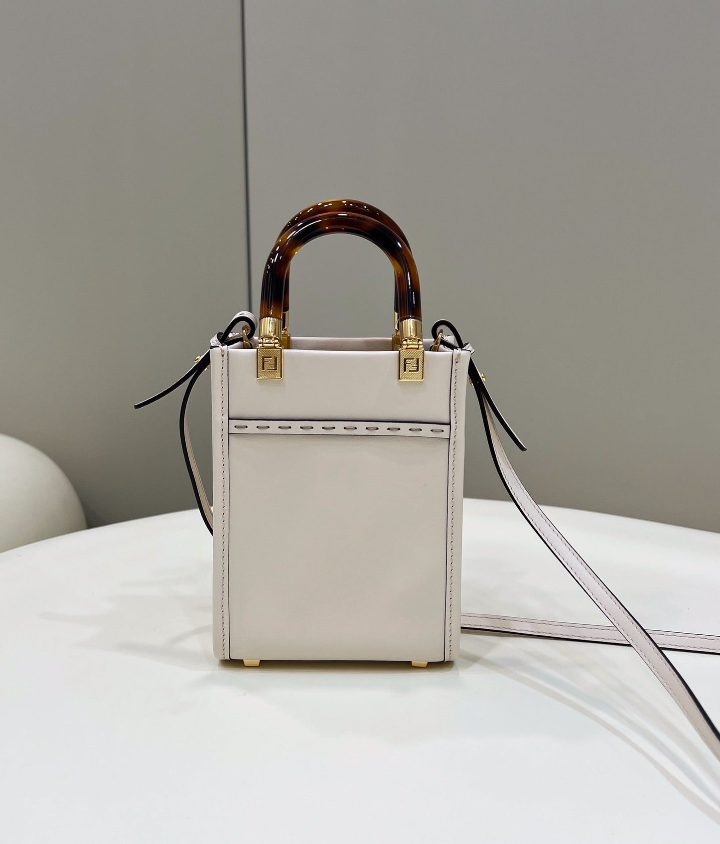 Top QualityTop Quality Sunshine Shopper White Mini Bag For Woman 13cm/5in