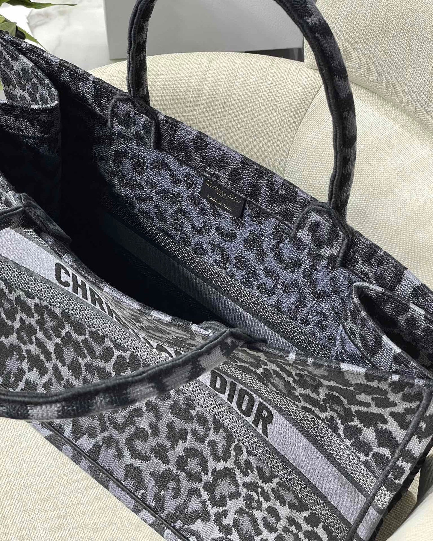 Top Quality Large Book Tote Gray Multicolor , For Women, Womens Handbags 16.5in/42cm CD M1286ZRTop Quality_M842