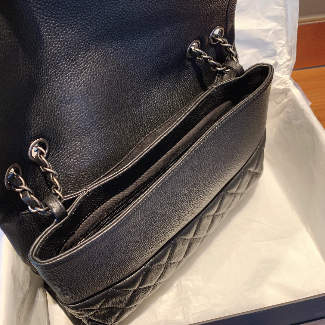 CHLFlap Bag With Top Handle Black Bag For Women 32cm/12.5in