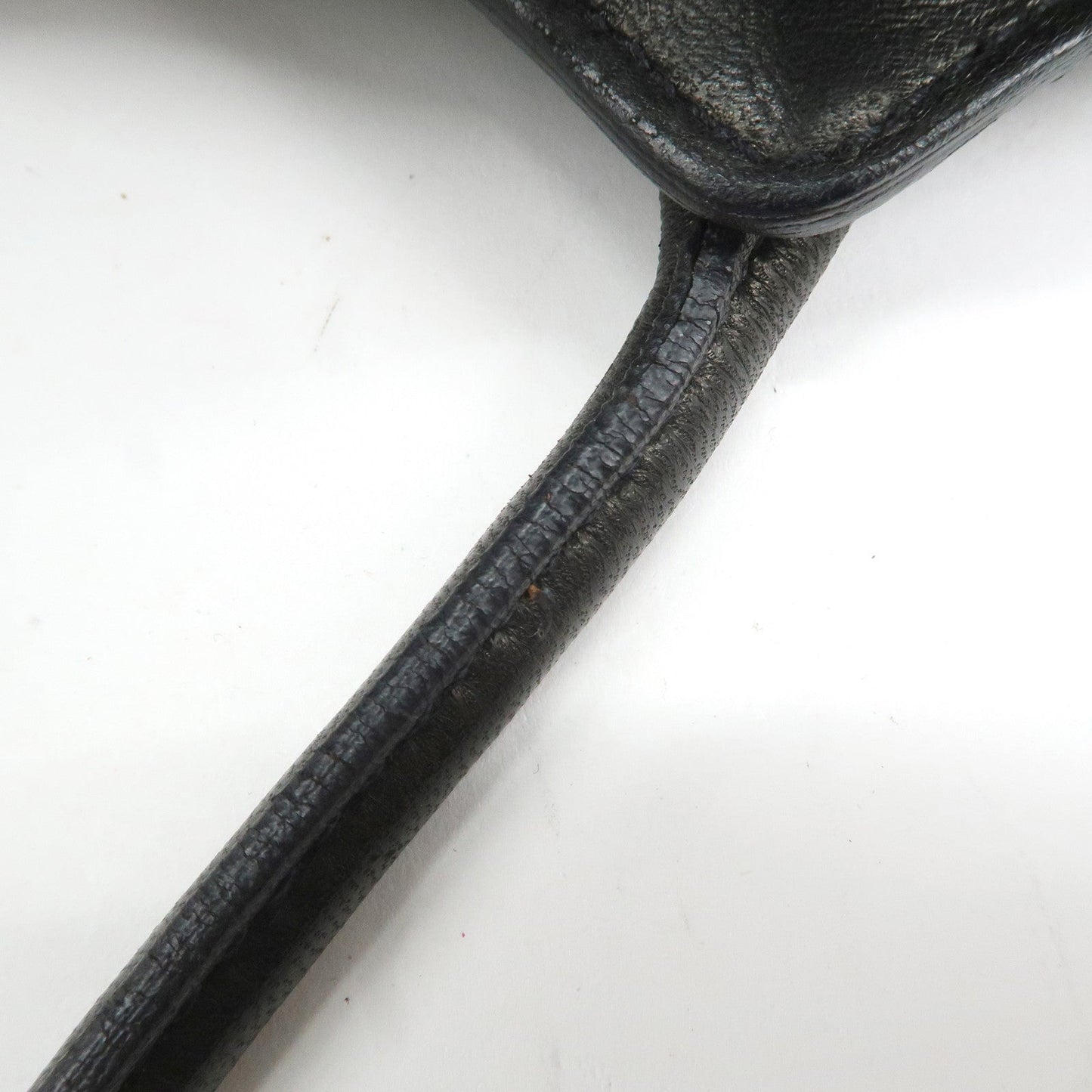PRADA Leather Tote Bag Black  d