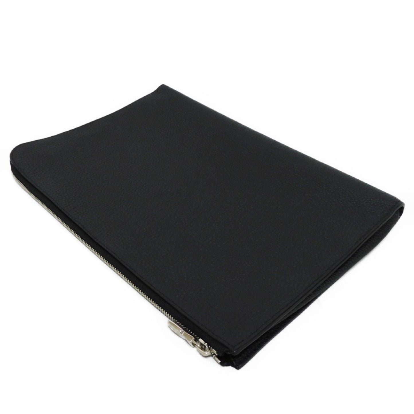 Louis Vuitton  Noir Leather Clutch Bag Pochette