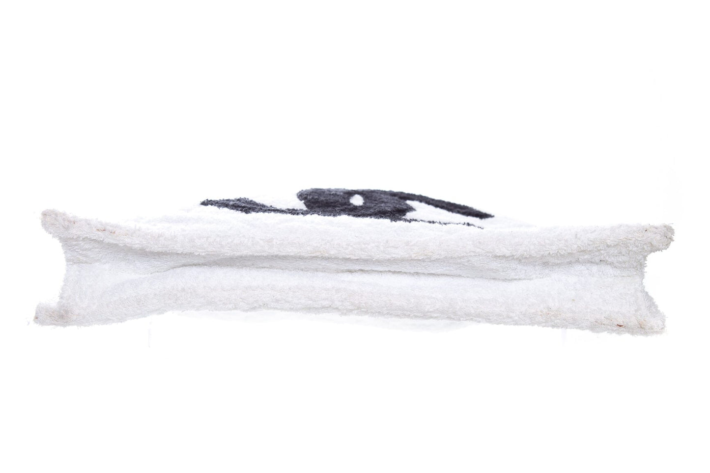 Chanel   1989/91 Black/White CC Terry Cloth Tote