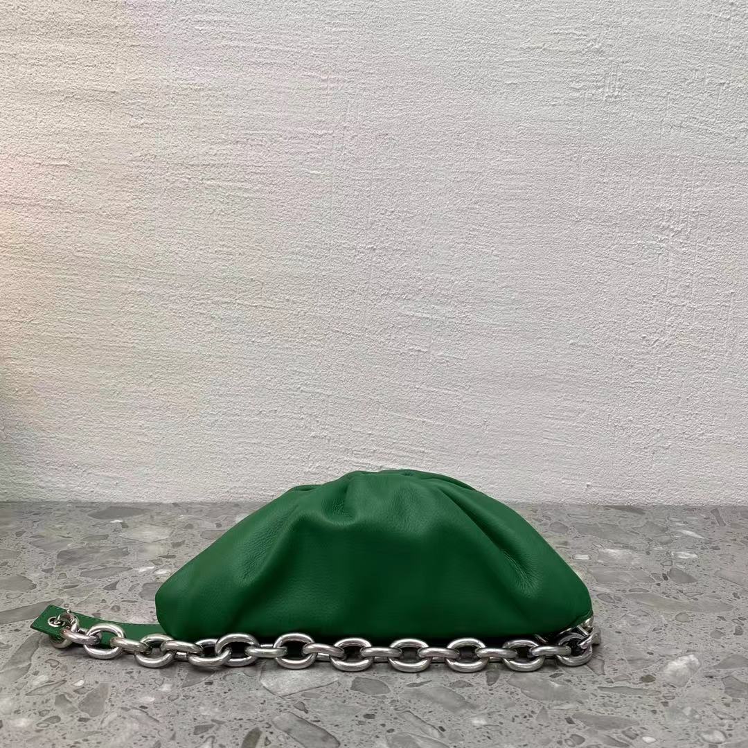 Top Quality Chain Pouch Green, For Women, Women’s Bags 12.2in/31cm