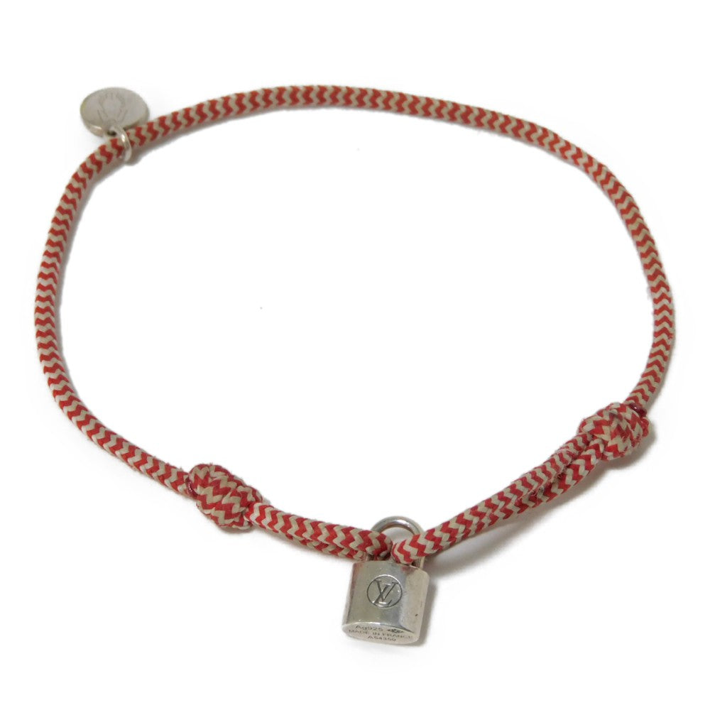 LOUIS VUITTON bracelet Q95705 925 Red Sophie Turner Silver Lockit Bracelet Women  d