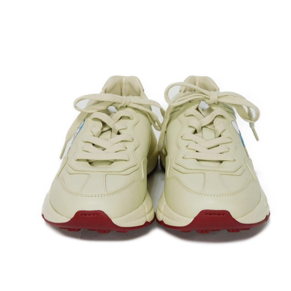 GUCCI sneakers 655037 DRW00 9522 Calfskin leather Ivoryx Cherry Red Doraemon Ryton Women 37