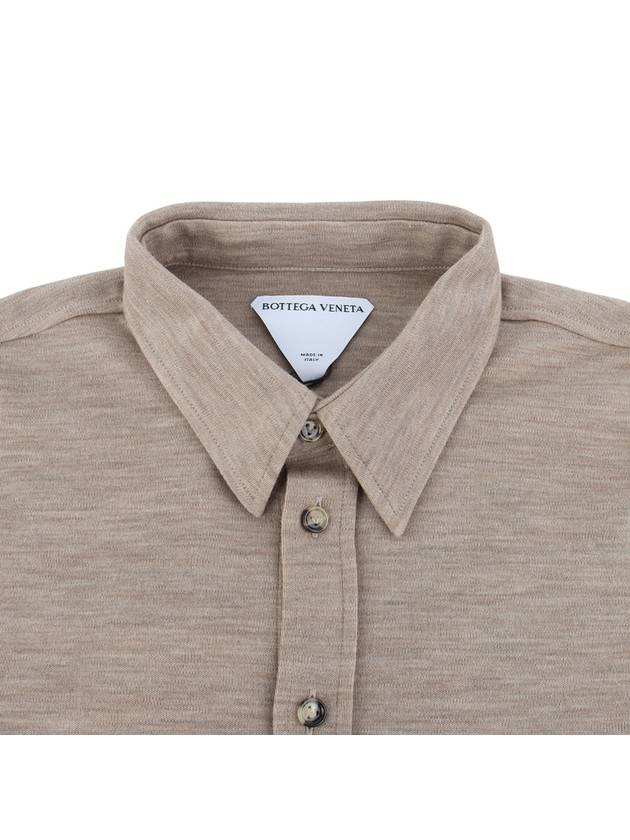 Luxury Bottega Veneta 666230 Light Melange Ranauul Jersey Women s Shirt Size 36 34105