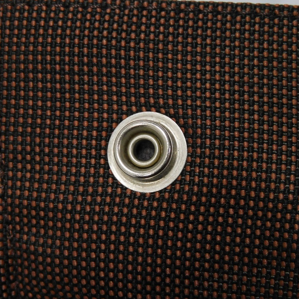 HERMES Tote Bag Nylon canvas (polyamide x polyester) Brown Serie button Her Line PM Tote mens(Unisex)  d