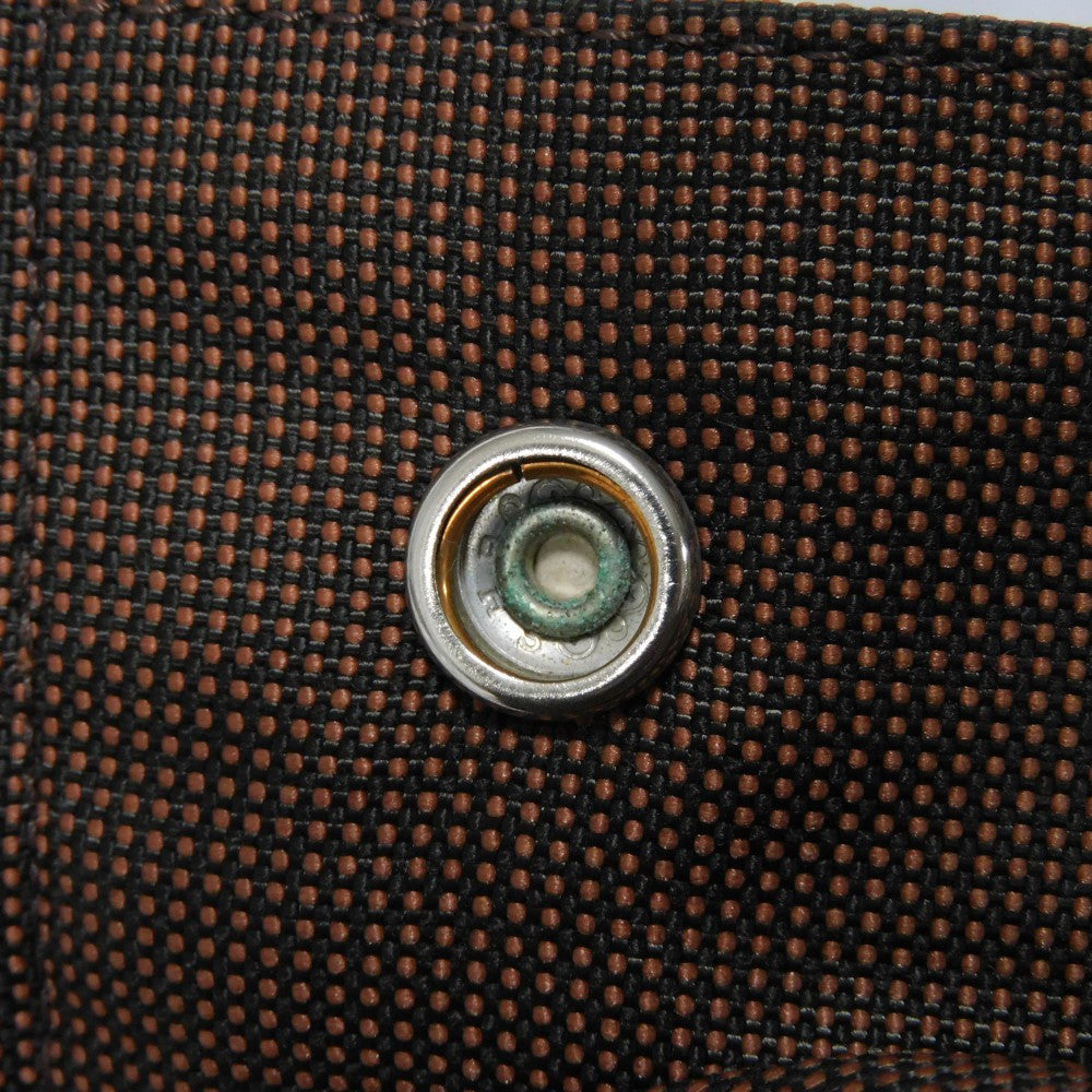 HERMES Tote Bag Nylon canvas (polyamide x polyester) Brown Serie button Her Line PM Tote mens(Unisex)  d