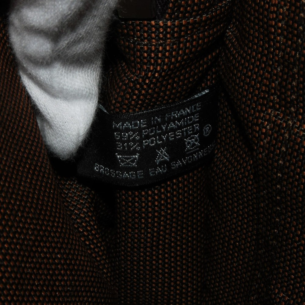 HERMES Tote Bag Nylon canvas (polyamide x polyester) Brown Serie button Her Line PM Tote mens(Unisex)  d