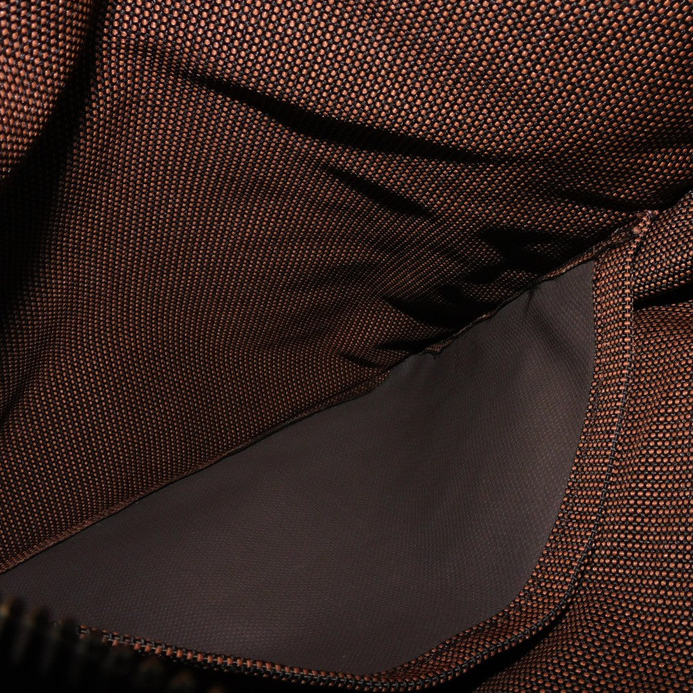 HERMES Backpack Nylon canvas (polyamide x polyester) Brown Serie button Her Line Sac Ad PM mens(Unisex)  d