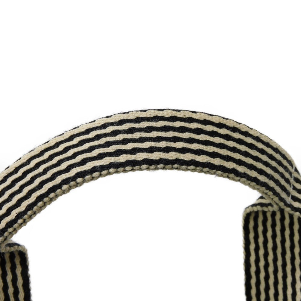 HERMES Tote Bag Cotton canvas Light gray Serie button New Fool Toe MM mens(Unisex)  d