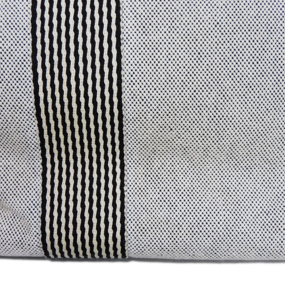 HERMES Tote Bag Cotton canvas Light gray Serie button New Fool Toe MM mens(Unisex)  d