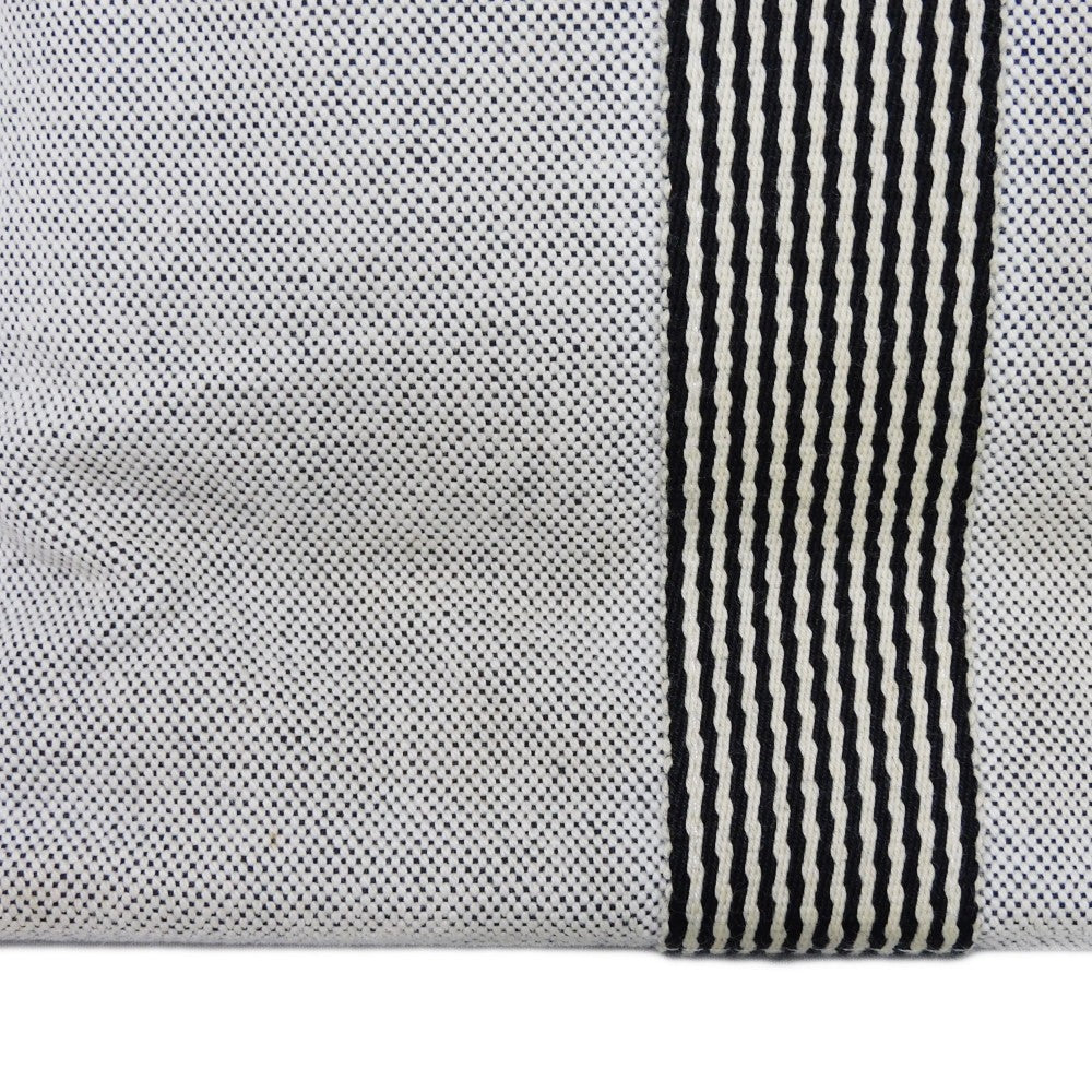 HERMES Tote Bag Cotton canvas Light gray Serie button New Fool Toe MM mens(Unisex)  d