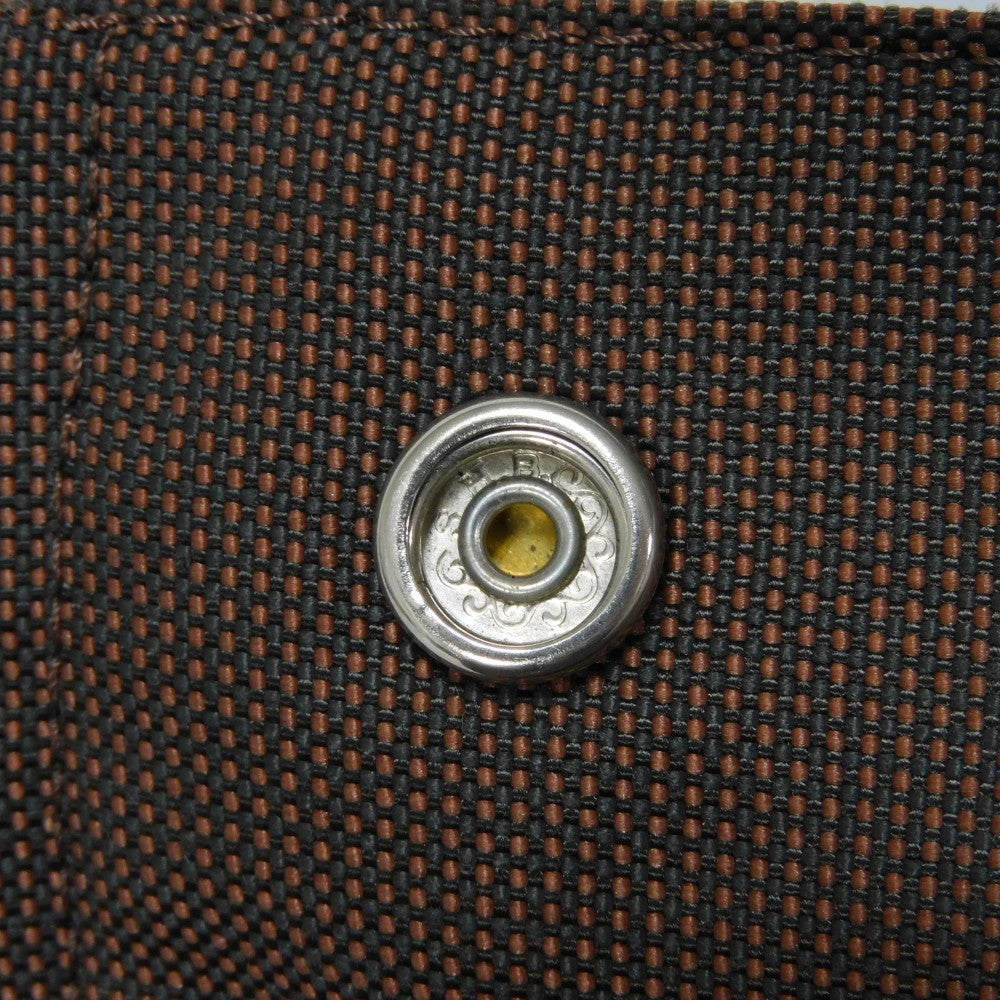 HERMES Tote Bag Nylon canvas (polyamide x polyester) Brown Serie button Her Line PM Tote mens(Unisex)  d