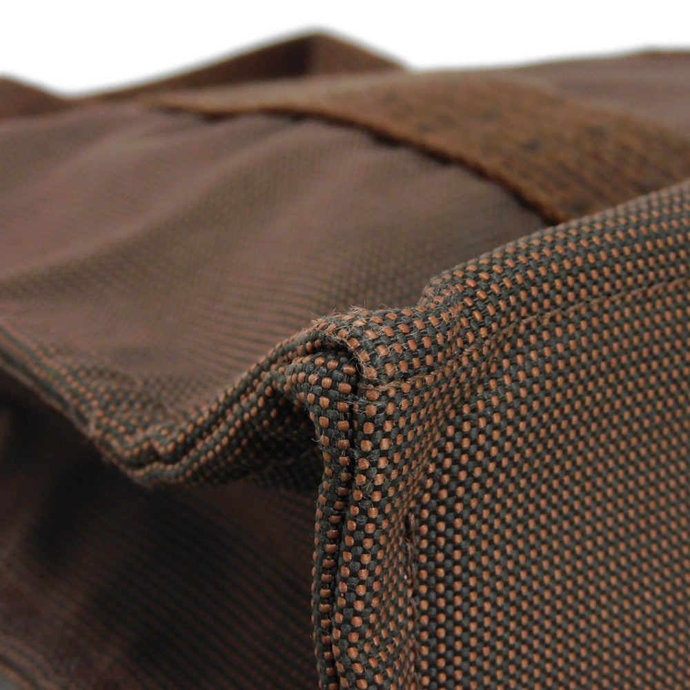 HERMES Tote Bag Nylon canvas (polyamide x polyester) Brown Serie button Her Line PM Tote mens(Unisex)  d