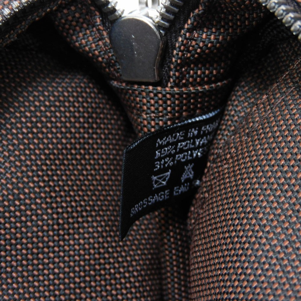 HERMES Tote Bag Nylon canvas (polyamide x polyester) Brown Serie button Her Line PM Tote mens(Unisex)  d