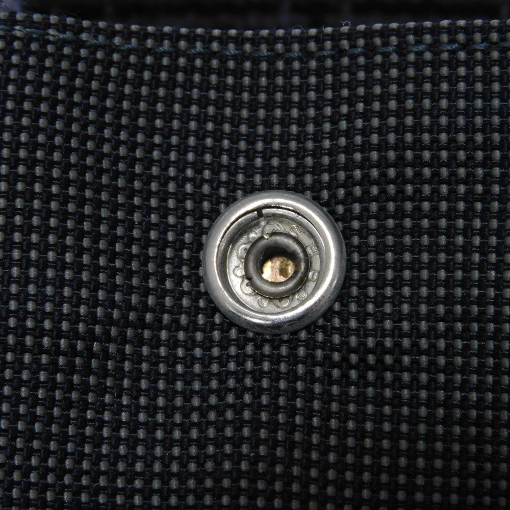 HERMES Tote Bag Nylon canvas (polyamide x polyester) Dark gray Serie button Her Line PM Tote mens(Unisex)  d