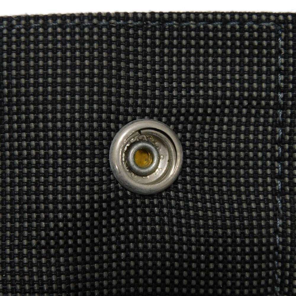 HERMES Tote Bag Nylon canvas (polyamide x polyester) Dark gray Serie button Her Line PM Tote mens(Unisex)  d