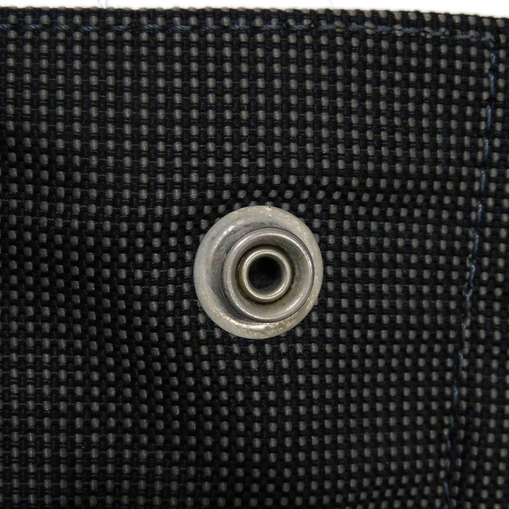 HERMES Tote Bag Nylon canvas (polyamide x polyester) Dark gray Serie button Her Line PM Tote mens(Unisex)  d