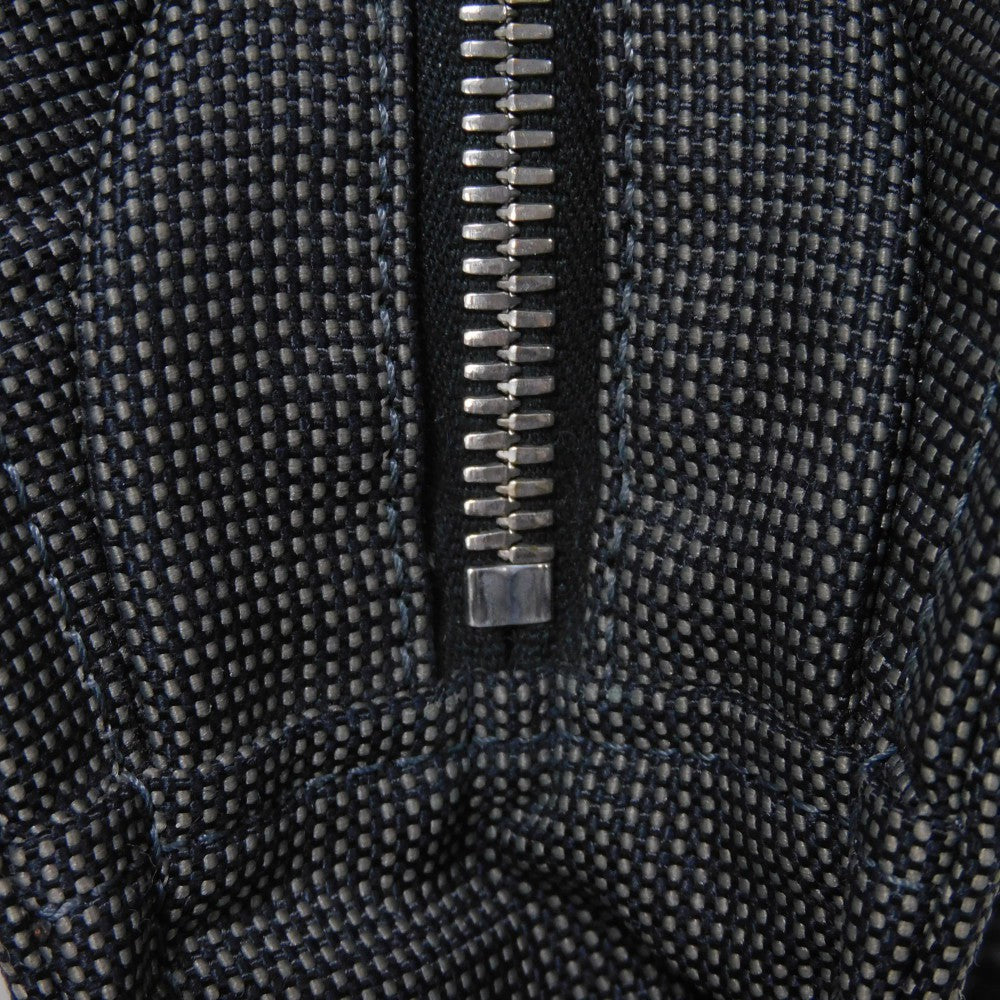 HERMES Tote Bag Nylon canvas (polyamide x polyester) Dark gray Serie button Her Line PM Tote mens(Unisex)  d