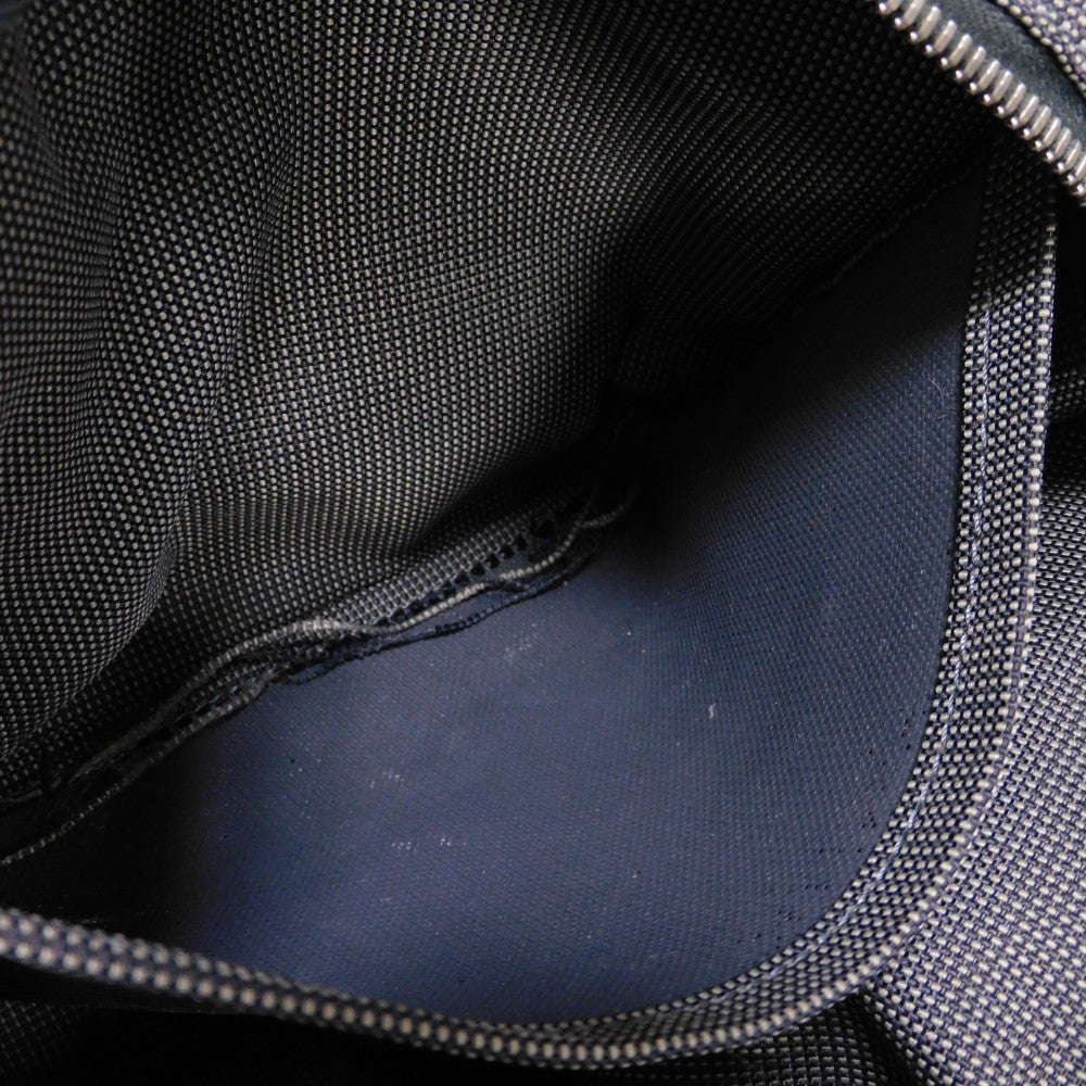 HERMES Tote Bag Nylon canvas (polyamide x polyester) Dark gray Serie button Her Line PM Tote mens(Unisex)  d