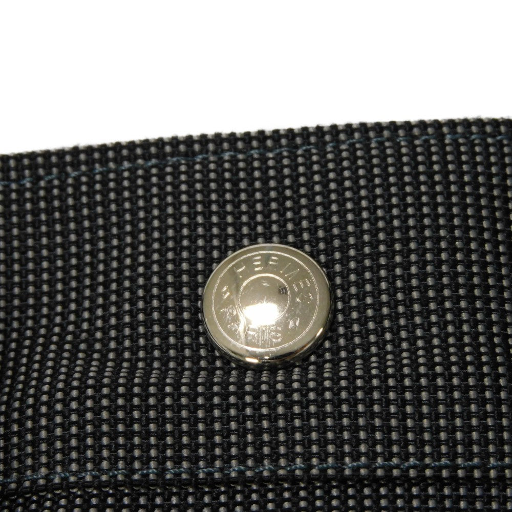 HERMES Backpack Nylon canvas (polyamide x polyester) Dark gray Serie button Her Line ad MM Women(Unisex)  d