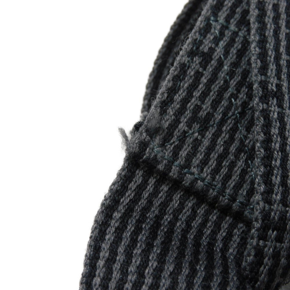 HERMES Backpack Nylon canvas (polyamide x polyester) Dark gray Serie button Her Line ad MM Women(Unisex)  d