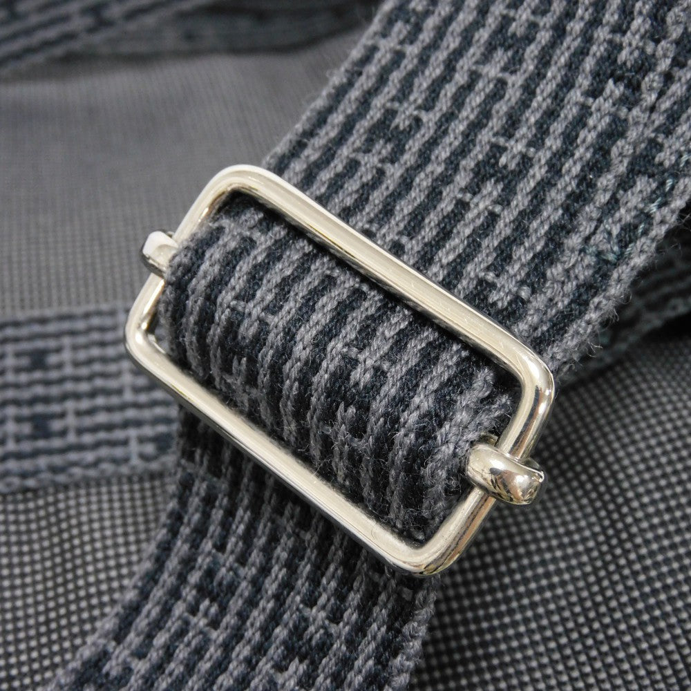 HERMES Backpack Nylon canvas (polyamide x polyester) Dark gray Serie button Her Line ad MM Women(Unisex)  d