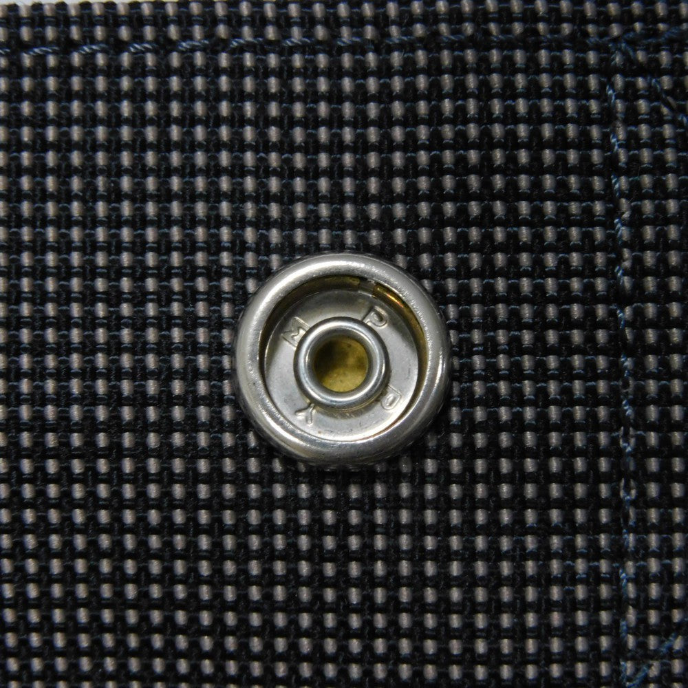 HERMES Backpack Nylon canvas (polyamide x polyester) Dark gray Serie button Her Line Sac Ad PM Women(Unisex)  d