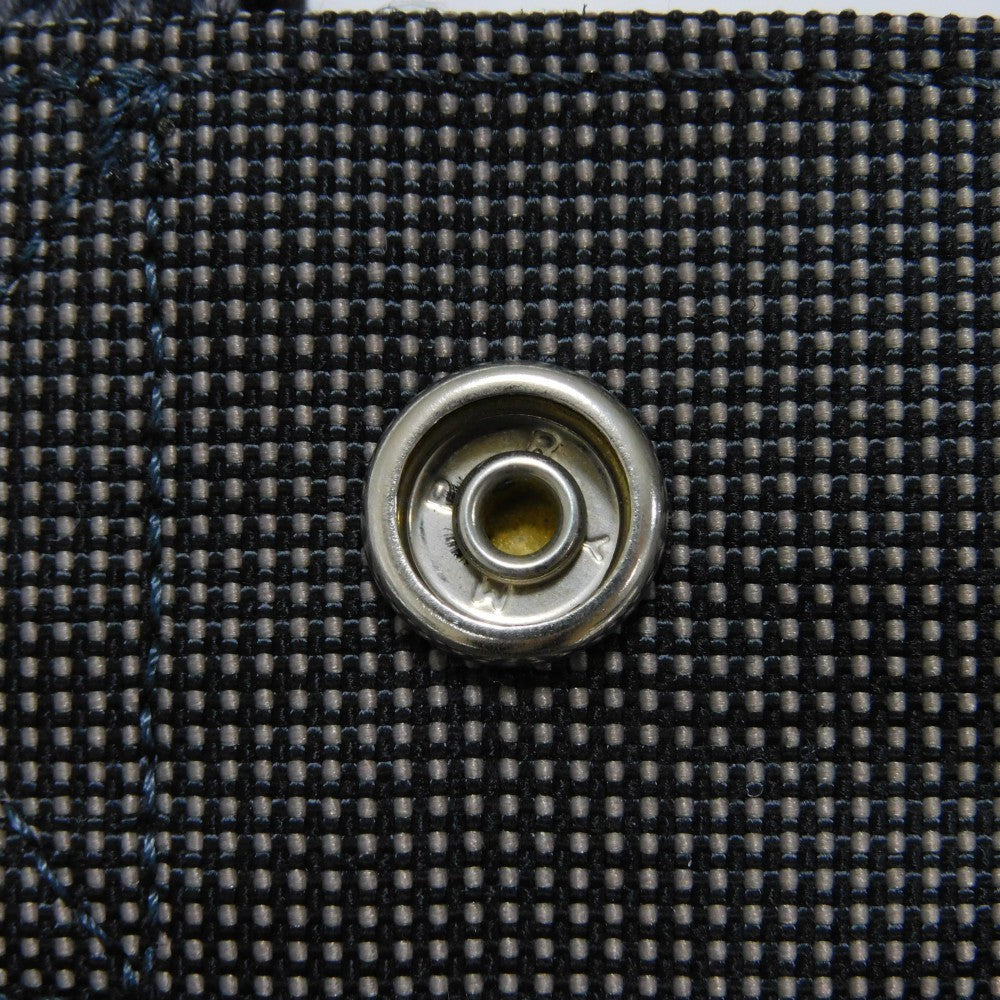 HERMES Backpack Nylon canvas (polyamide x polyester) Dark gray Serie button Her Line Sac Ad PM Women(Unisex)  d
