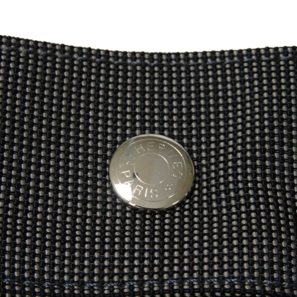 HERMES Backpack Nylon canvas (polyamide x polyester) Dark gray Serie button Her Line Sac Ad PM Women(Unisex)  d