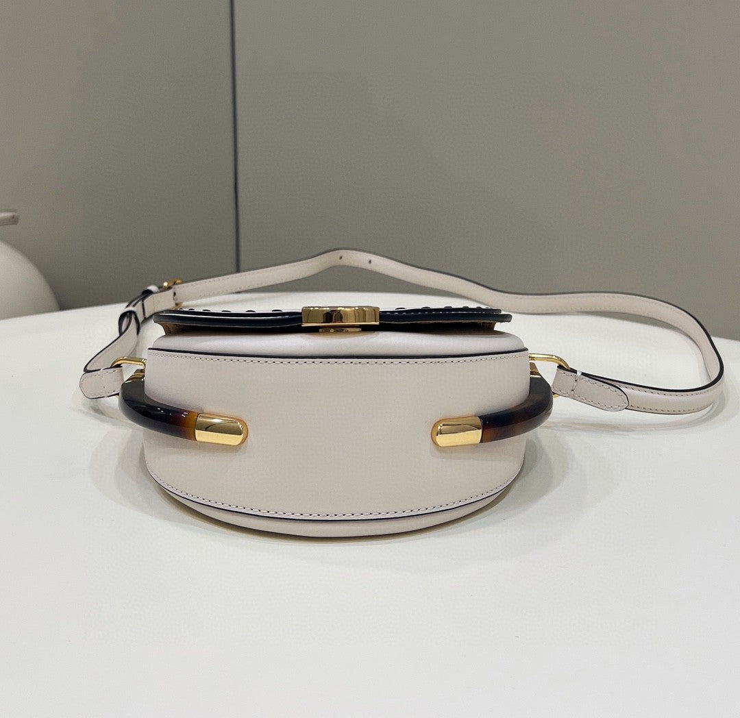 Top QualityTop Quality Moonlight Saddle White Bag For Woman 19cm/7.5in