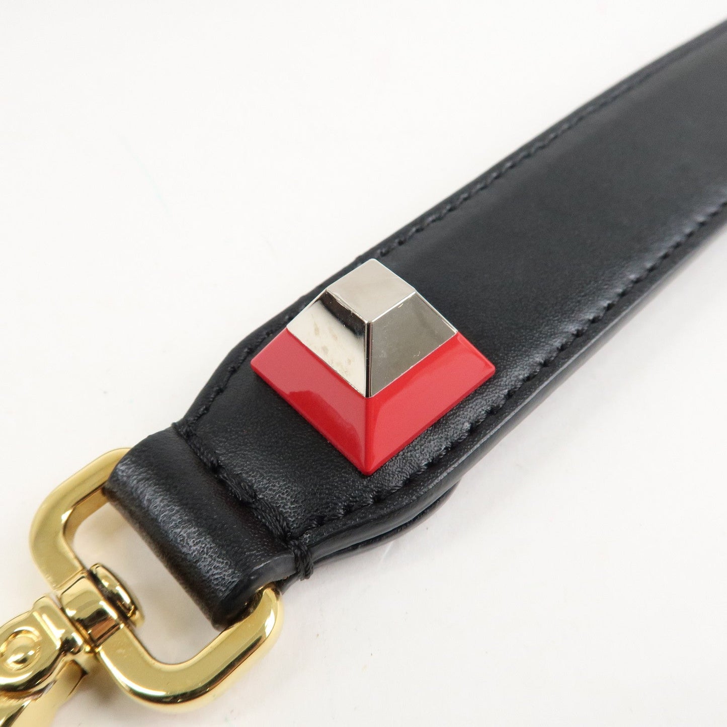 FENDI Zucca KAN I Leather 2Way Bag Hand Bag Brown Black 8BT283  d